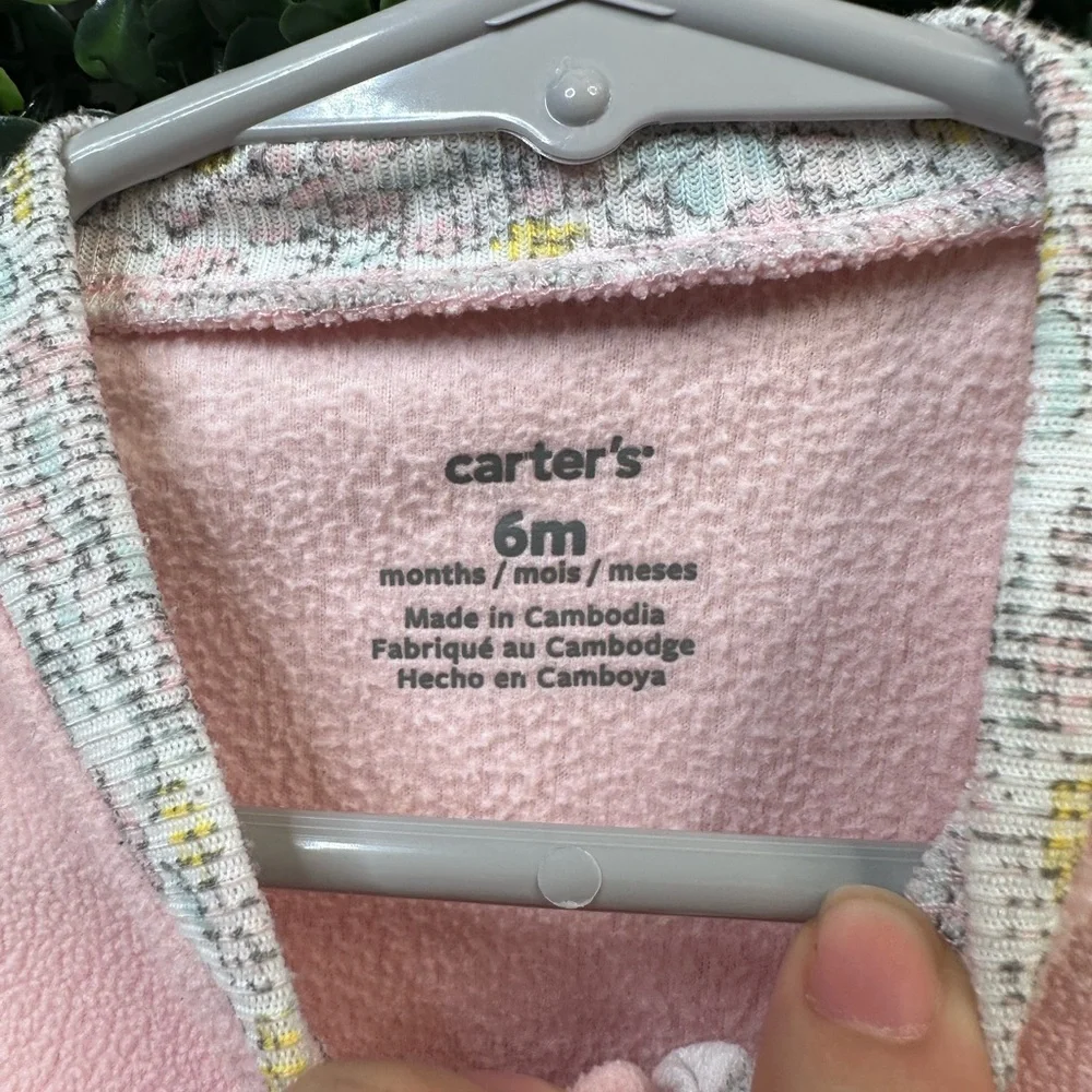Carter's‎ Pink Owl Footie One Piece